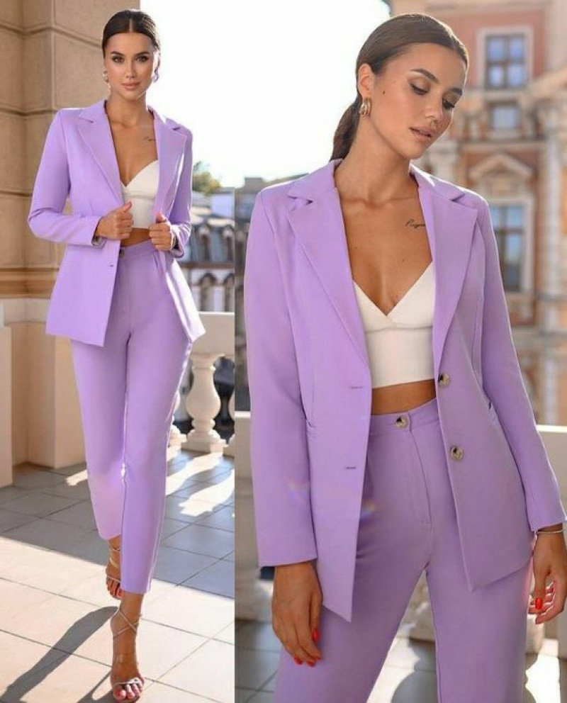 Purple Trouser Suit | ShopStyle