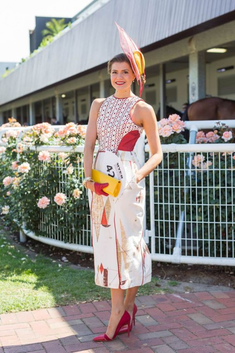 melbourne cup carnival, princess polly, fit and flare, party dress