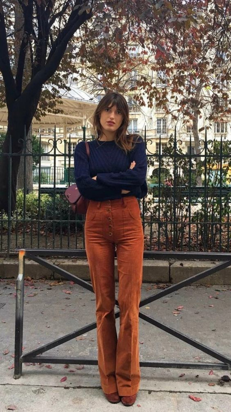 jeanne damas pantalon pana, luggage and bags, bell-bottoms, street style, jeanne damas