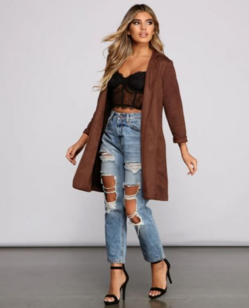 fashion model, brown wool coat, black sandal
