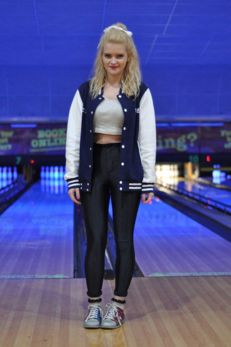 fashion model, fashion photography, bowling equipment, teen fashion, pin-up girl, bowling pin